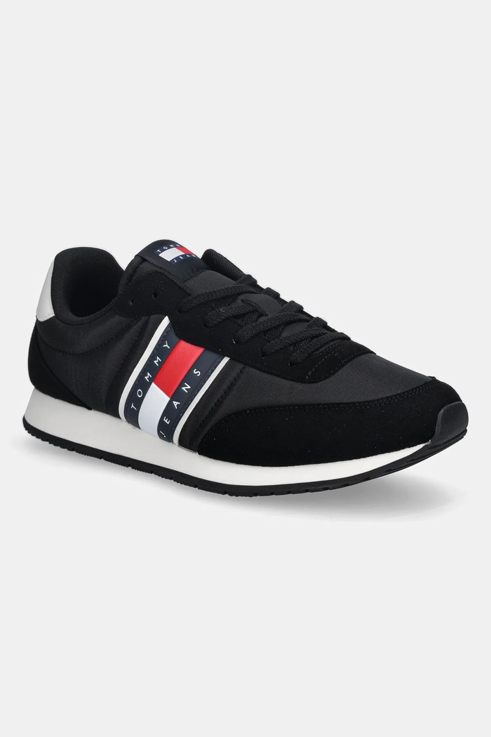 Tommy Jeans TJM CLASSIC RUNNER tenisky pánske čierna EM0EM01709