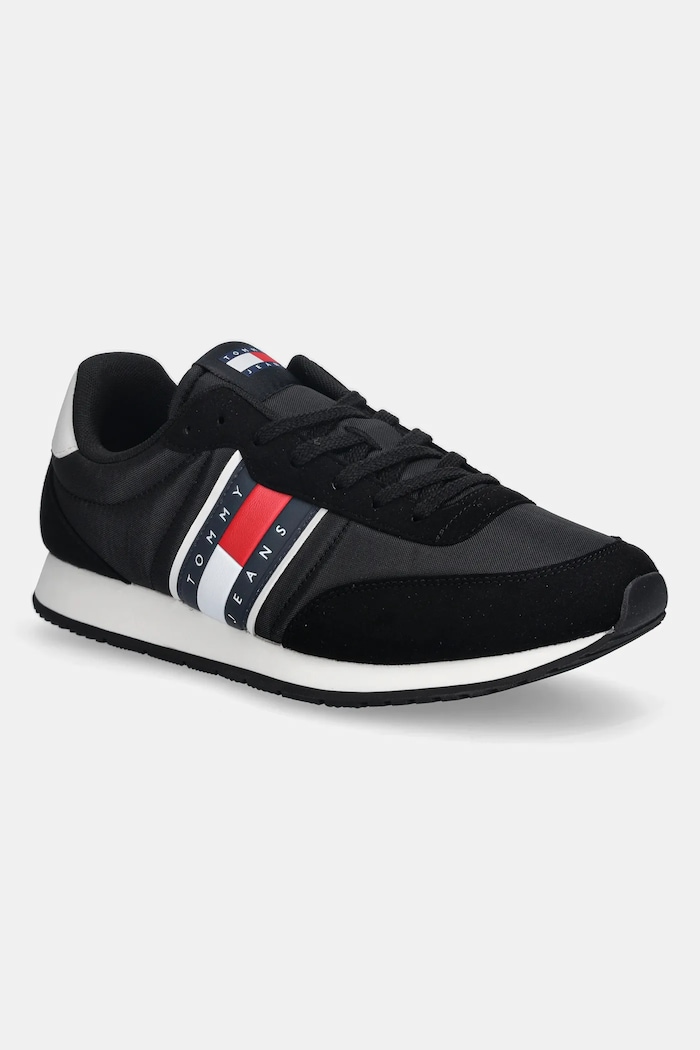 Tommy Jeans TJM CLASSIC RUNNER tenisky pánske čierna EM0EM01709