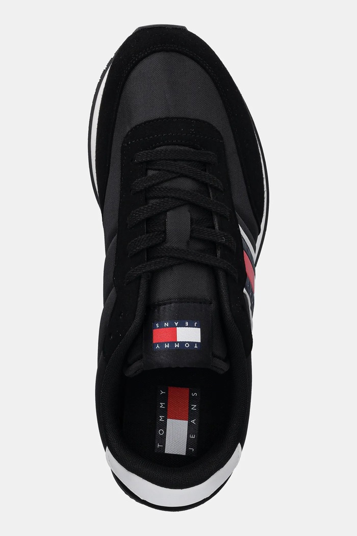 Tommy Jeans TJM CLASSIC RUNNER tenisky pánske čierna EM0EM01709