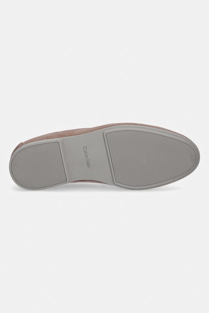 Calvin Klein pánske semišové mokasíny LOW PROF LOAFER SU HM0HM02081 béžová