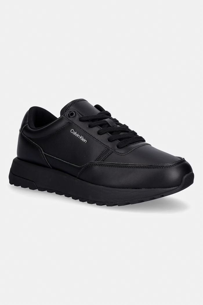 Pánske tenisky Calvin Klein CITY RUNNER LACEUP LTH čierna HM0HM02146