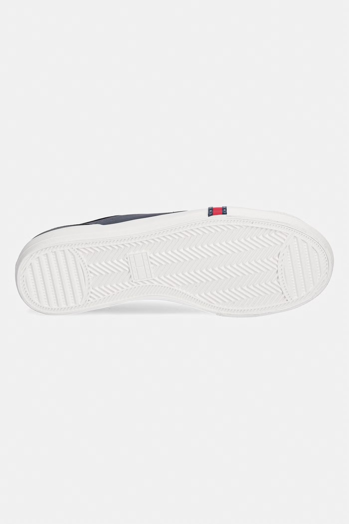 Tommy Jeans ARCHIVE VULC. Y2K LONG LACE tenisówki męskie skórzane EM0EM01676 granatowy