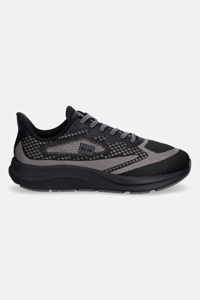 Tommy Jeans RUNNER KNITTED sneakersy męskie EM0EM01713 czarny SS26