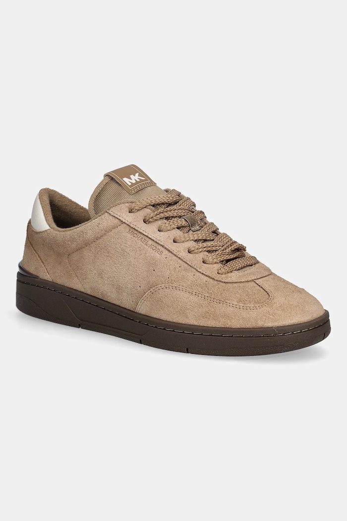Superge iz semiša Michael Kors Wilton Lace Up Tekstil bež 42R6WLFS1S.297