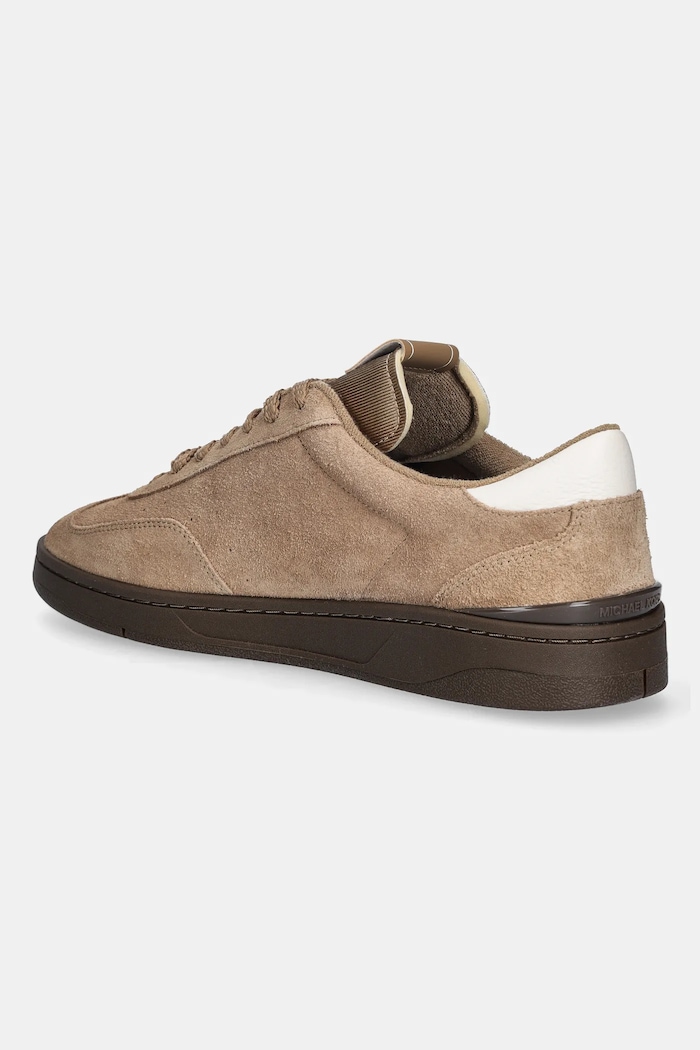 Obutev Superge iz semiša Michael Kors Wilton Lace Up 42R6WLFS1S.297 bež