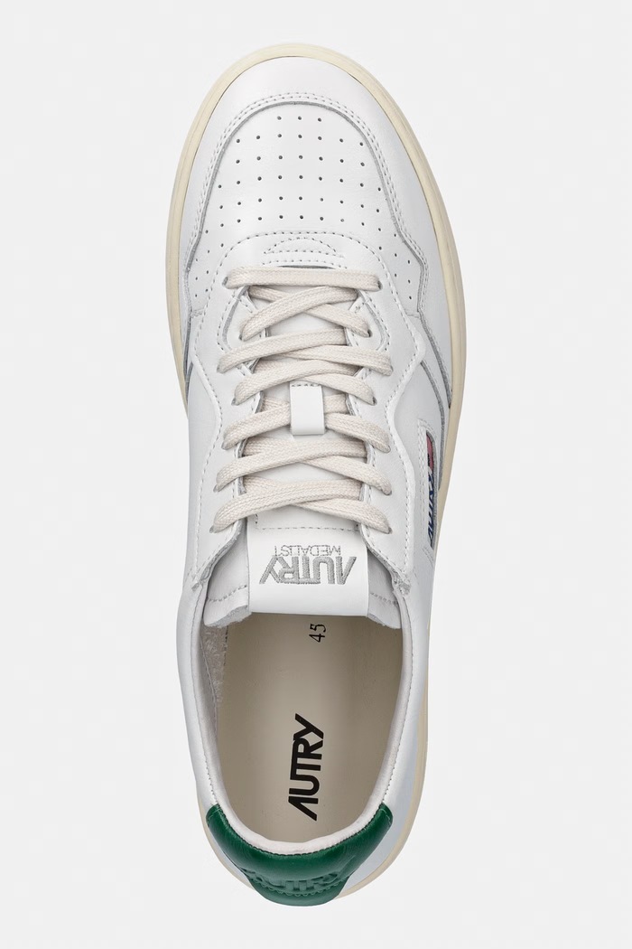 AUTRY sneakersy skórzane Medalist Low biały AULMLL20
