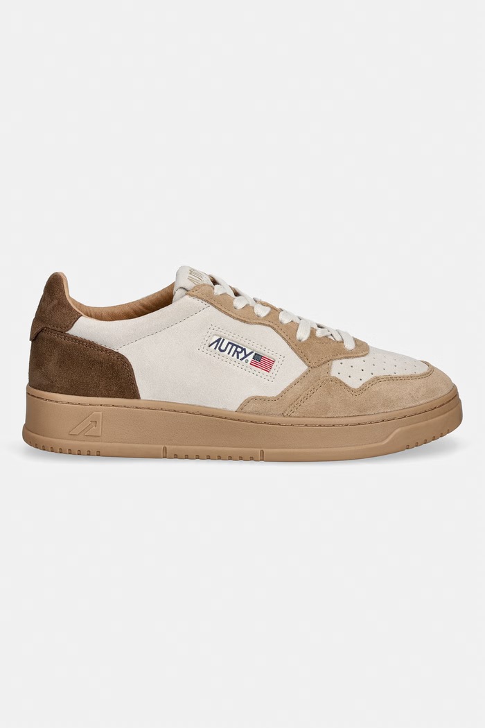 Σουέτ sneakers AUTRY Medalist Low AULMTS31 μπεζ SS26
