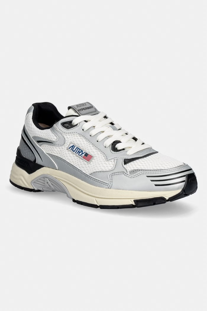 Tenisky AUTRY Hyperway Low imitace kůže šedá HYLMMV03