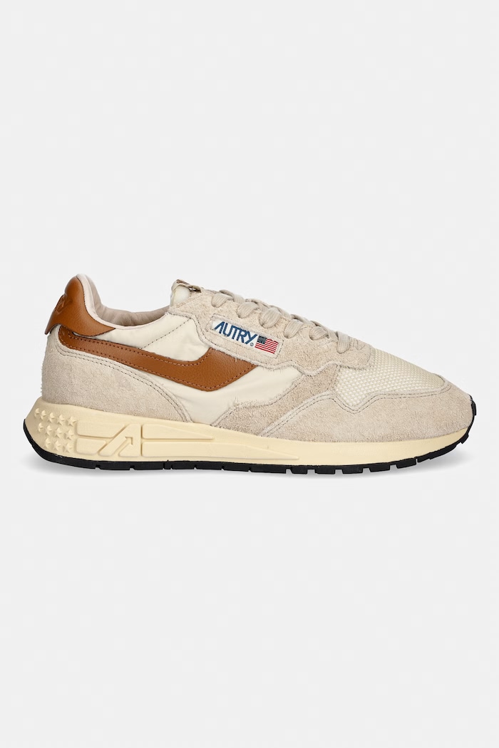 AUTRY Reelwind Low sneakersy męskie zamszowe WWLMUT10 beżowy AA00