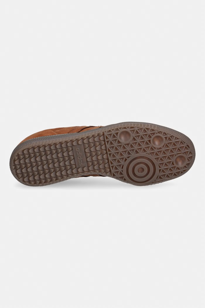 adidas Originals sneakersy nubukowe Samba OG IH4387 brązowy