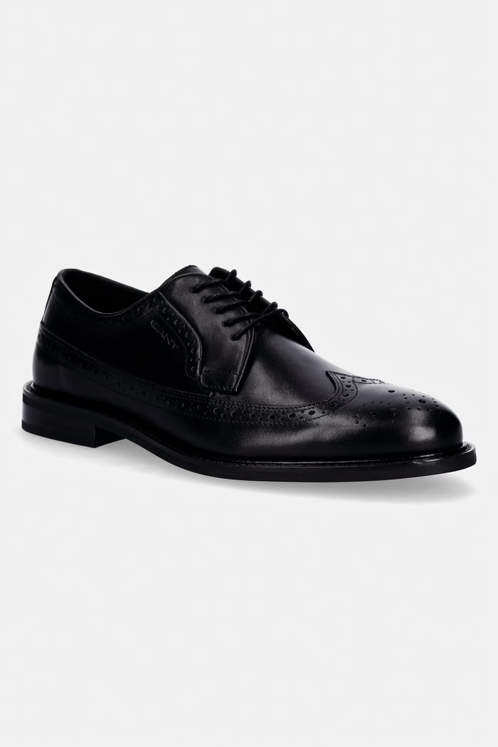 Gant pánske kožené oxfordky Bidford čierna 32631190.G00