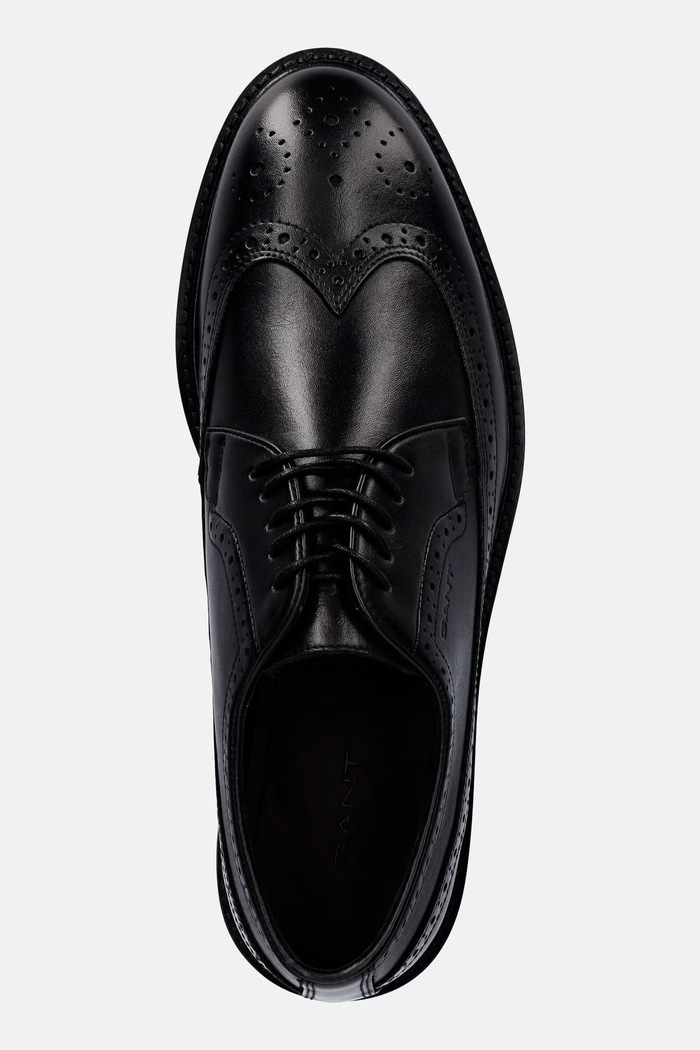 Gant pánske kožené oxfordky Bidford čierna 32631190.G00