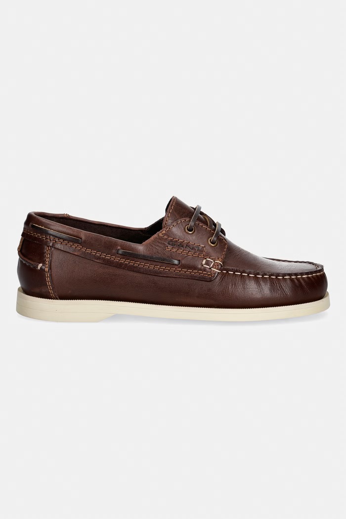 Gant mokasíny pánske kožené Yardport 32631282.G420 hnedá SS26