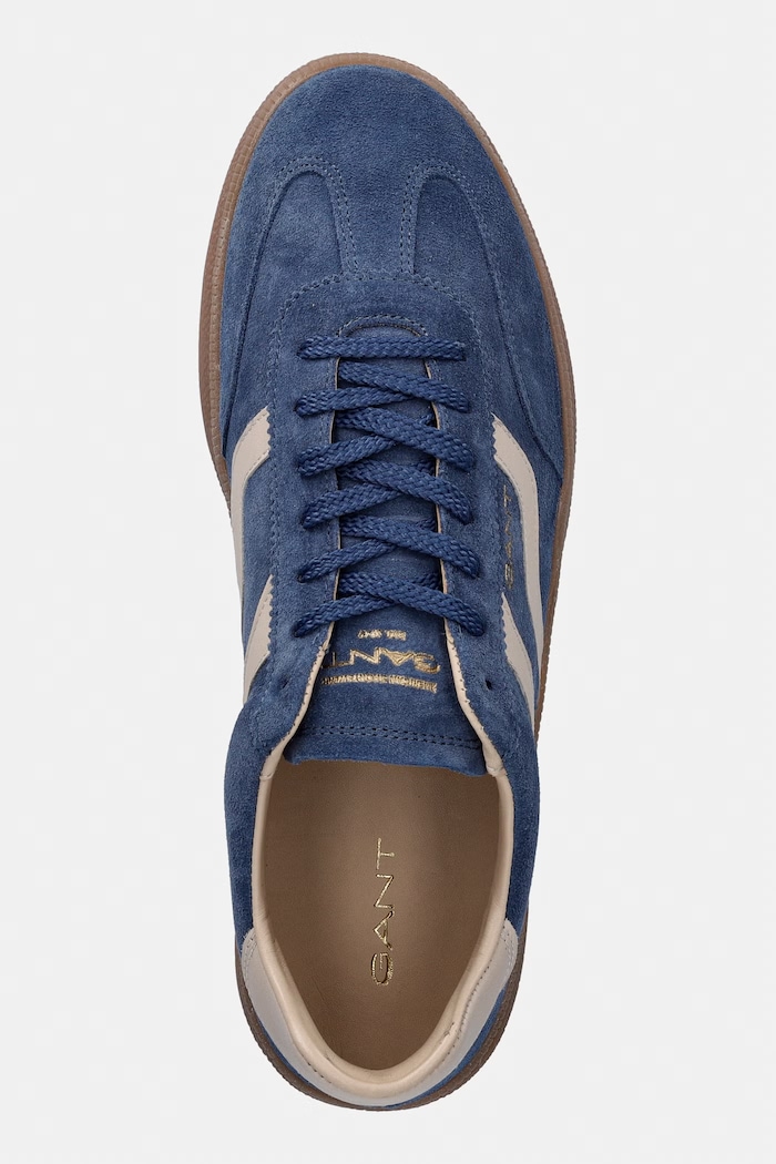 Gant sneakers din piele întoarsă Cuzmo albastru 32633206.G66