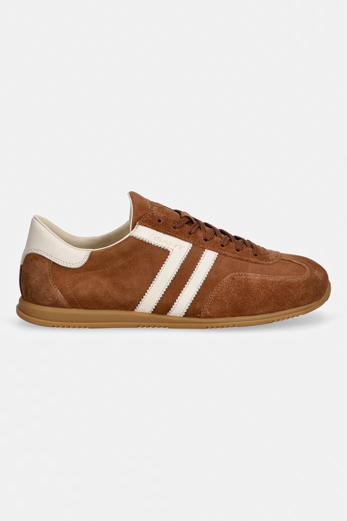 Gant sneakersy zamszowe Spearclub 32633278.G410 brązowy SS26