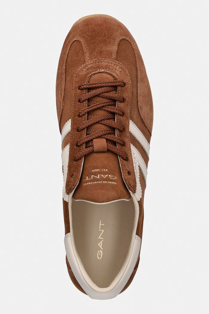 Gant sneakersy zamszowe Spearclub brązowy 32633278.G410