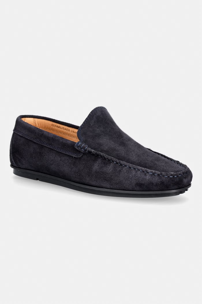 Gant mokasini moški usnjeni Wilmon mornarsko modra 32633303.G69