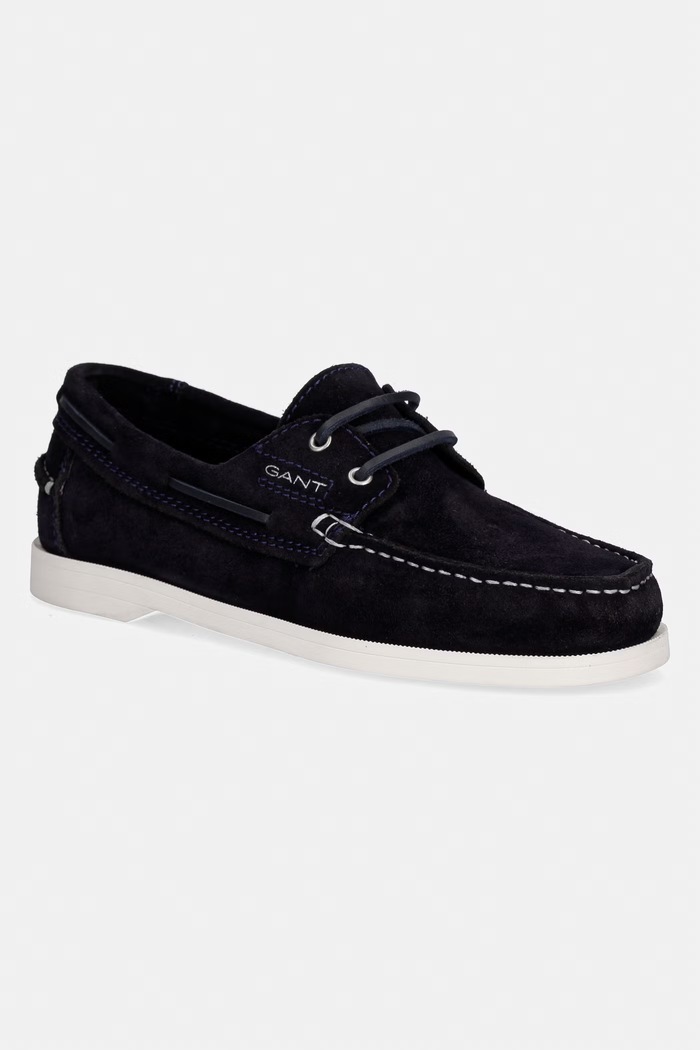 Gant mokasíny pánske semišové Yardport tmavomodrá 32633304.G69