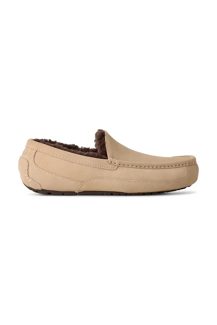 Semišové mokasíny UGG M Ascot elegantné béžová 1101110.MSDM