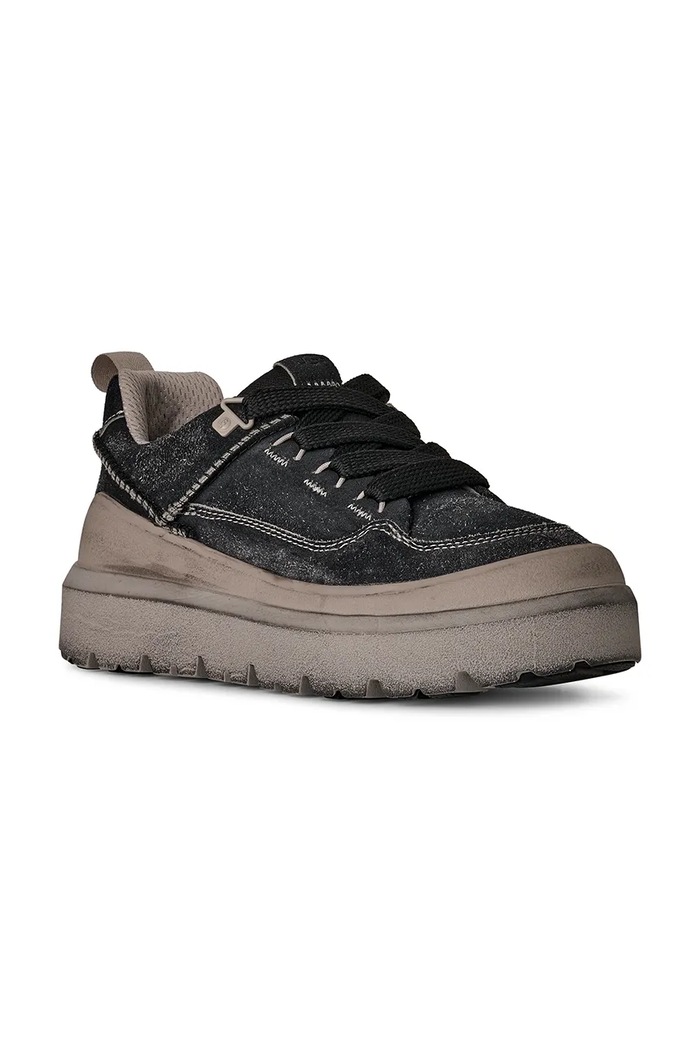 Semišové tenisky UGG M Heritage Utility Sneaker Knoll 1174994.BCMP čierna SS26