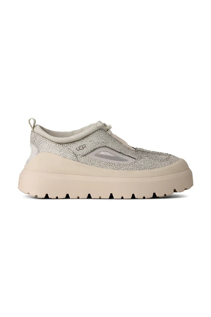 UGG M Heritage Utility Axoid Crackle sneakers pentru bărbați, din piele bej 1177770.JSM