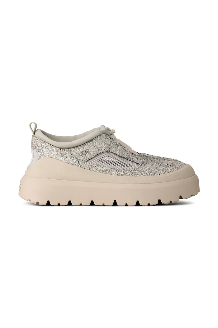 UGG M Heritage Utility Axoid Crackle sneakers pentru bărbați, din piele bej 1177770.JSM