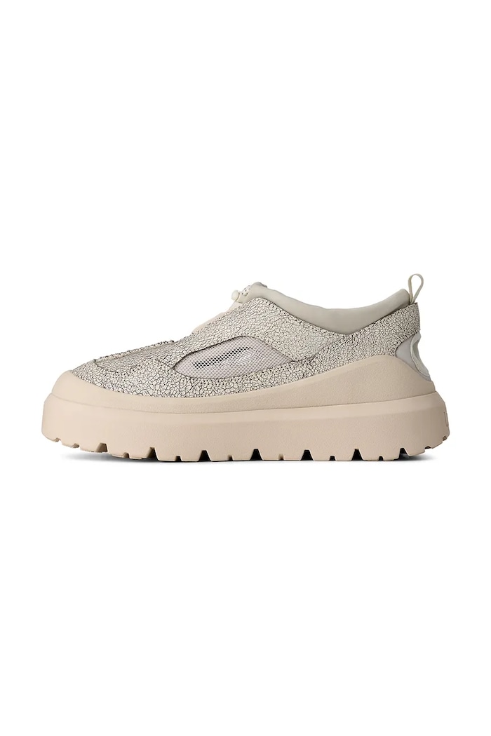 UGG M Heritage Utility Axoid Crackle sneakers pentru bărbați, din piele bej 1177770.JSM