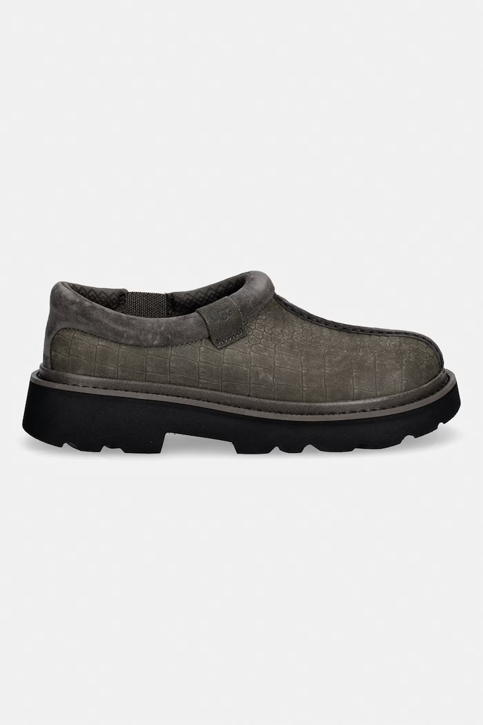 Cipele od nubuk kože UGG M Tasman Lug Embossed 1178691.DNSS zelena SS26