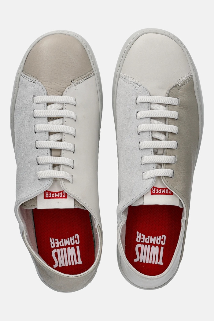 Δερμάτινα sneakers Camper TWS δέρμα σαμουά μπεζ K100976.011