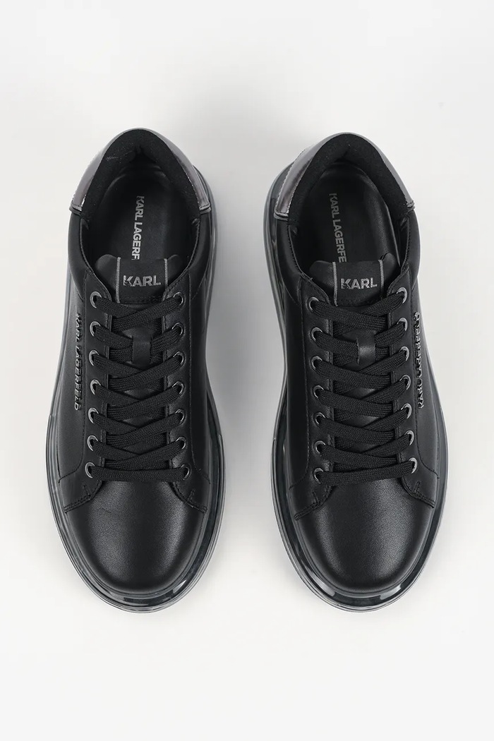 Kožené tenisky Karl Lagerfeld KAPRI KUSHION čierna KL52626A.007