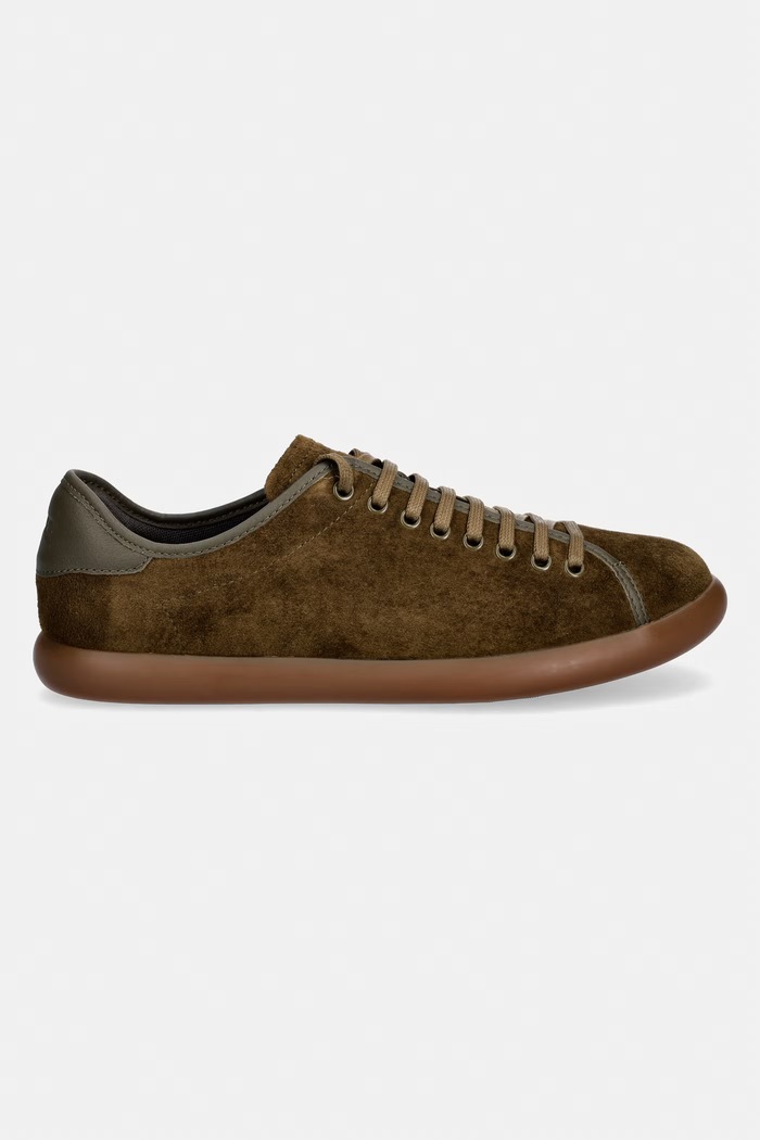 Camper sneakers din piele întoarsă Pelotas Soller K100974.020 verde SS26