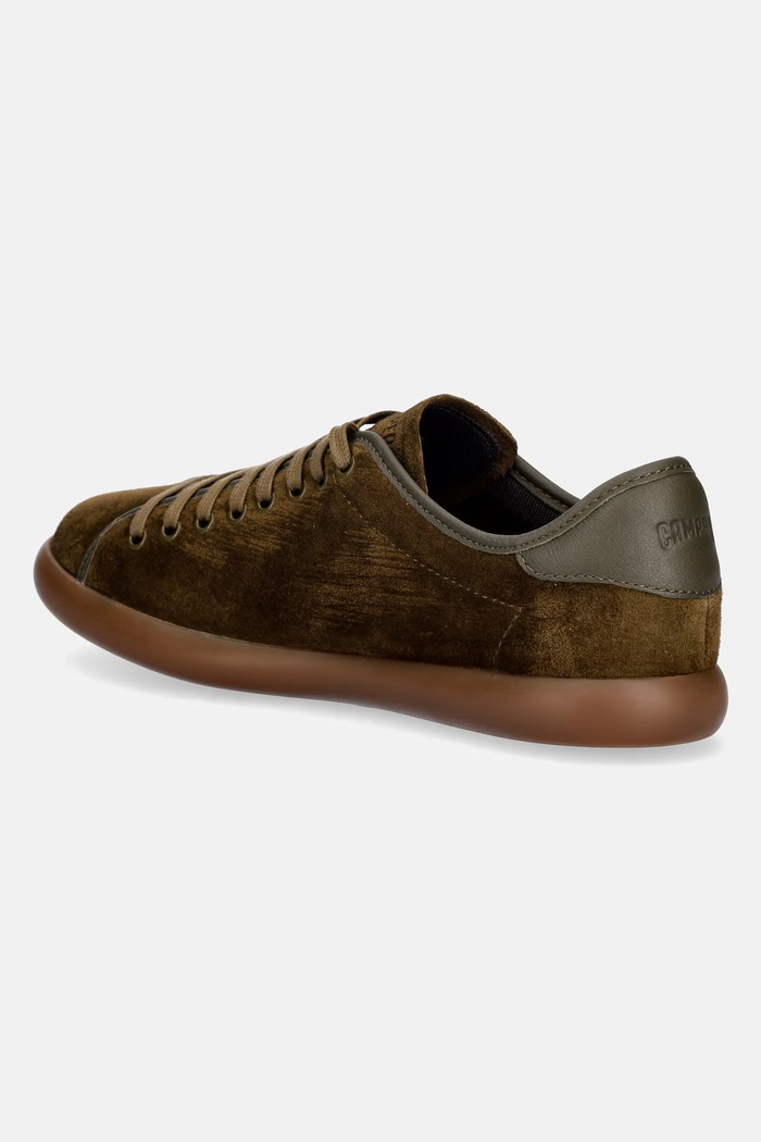 Încălțăminte Camper sneakers din piele întoarsă Pelotas Soller K100974.020 verde
