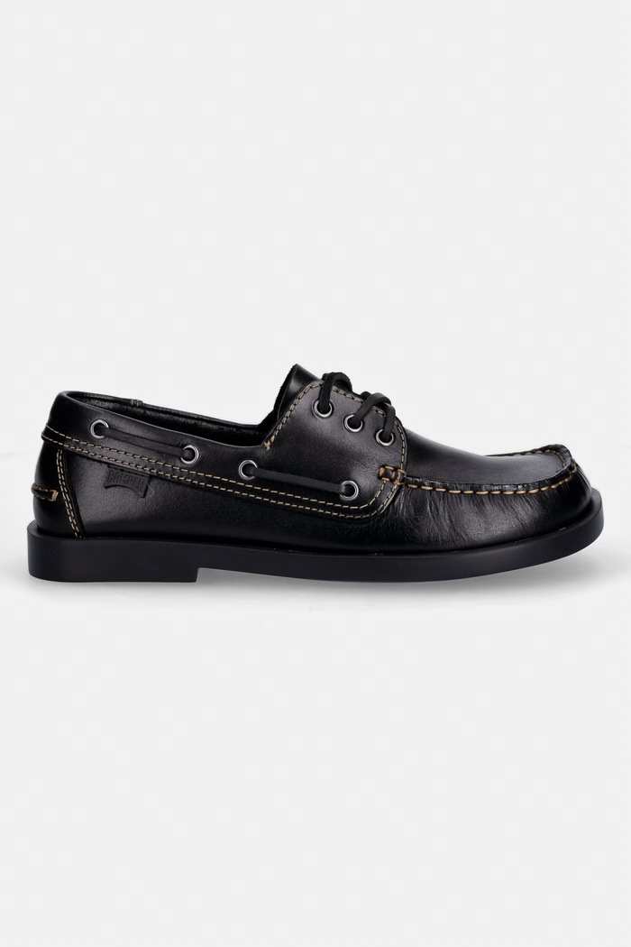 Kožené poltopánky Camper Don K101013.004 čierna SS26