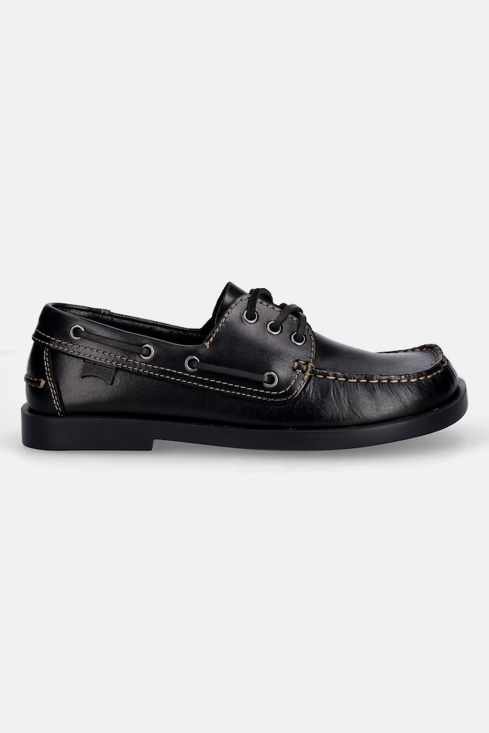 Kožené poltopánky Camper Don K101013.004 čierna SS26