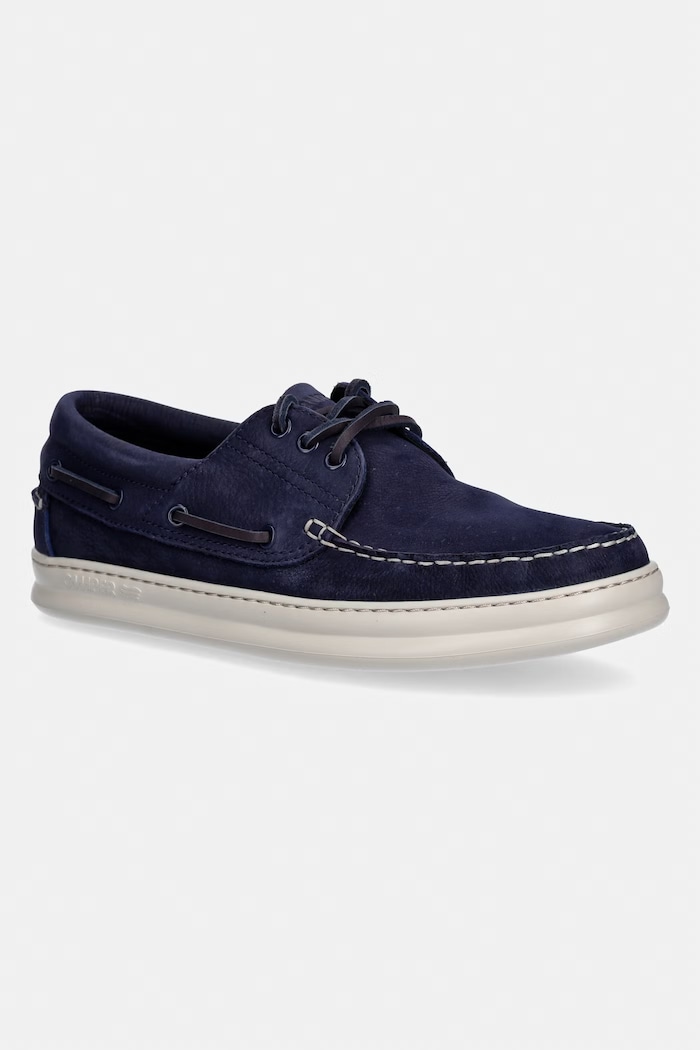 Camper mocasini din nubuc Runner Four elegant bleumarin K101073.006