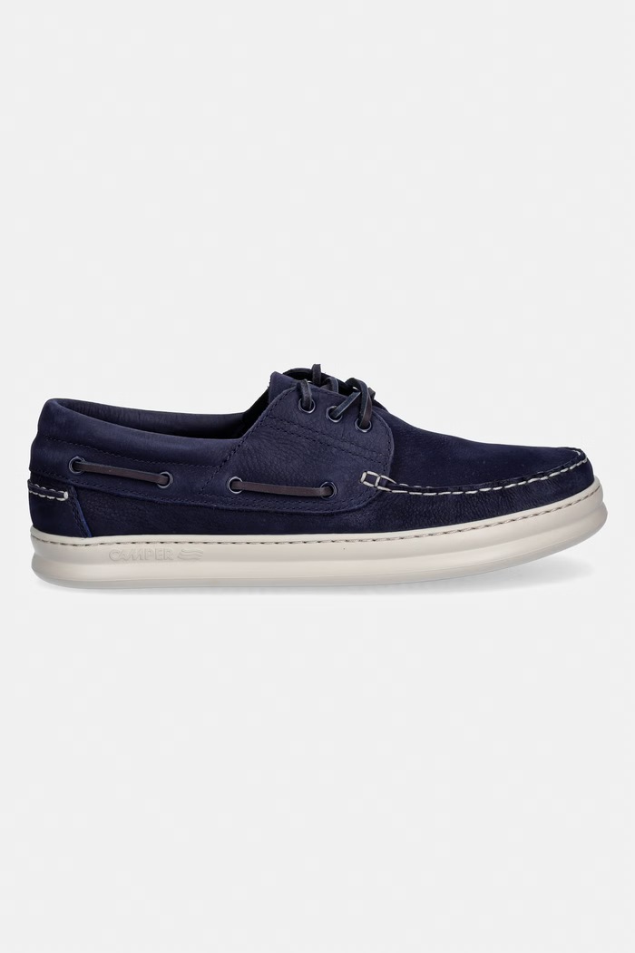 Camper mocasini din nubuc Runner Four K101073.006 bleumarin SS26
