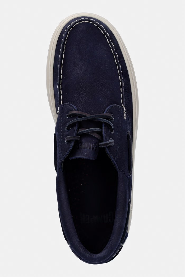 Camper mocasini din nubuc Runner Four bleumarin K101073.006
