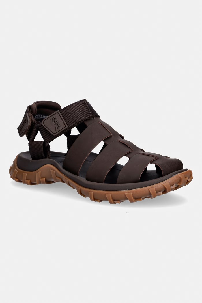 Camper sandały skórzane Drift Trail Sandal Planet friendly brązowy K101090.002