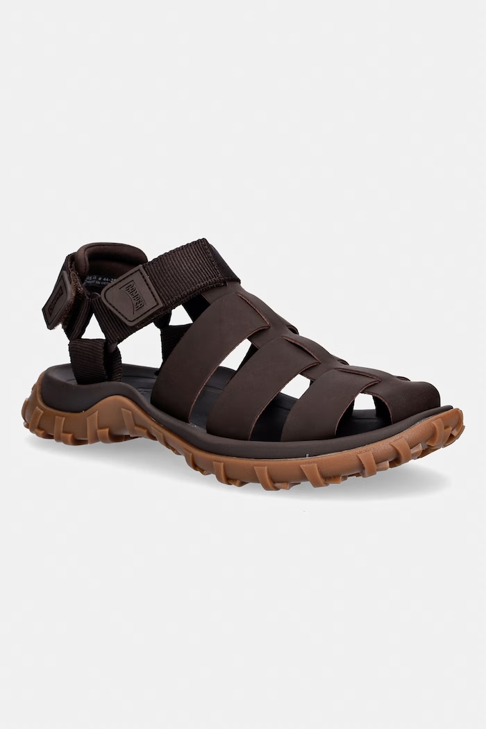 Camper sandały skórzane Drift Trail Sandal Planet friendly brązowy K101090.002