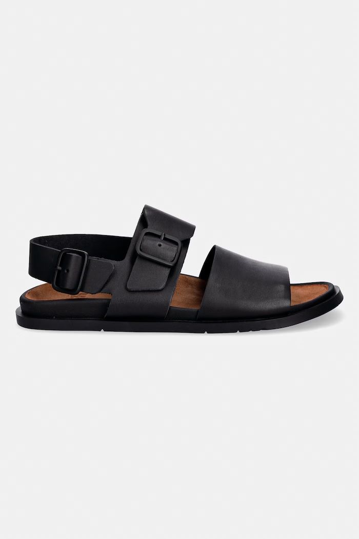 Camper sandały skórzane Lluc Sandal K101092.001 czarny SS26