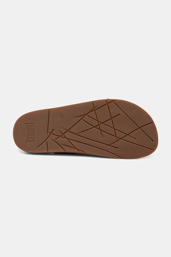Camper sandale din piele întoarsă Lluc Sandal K101093.001 maro