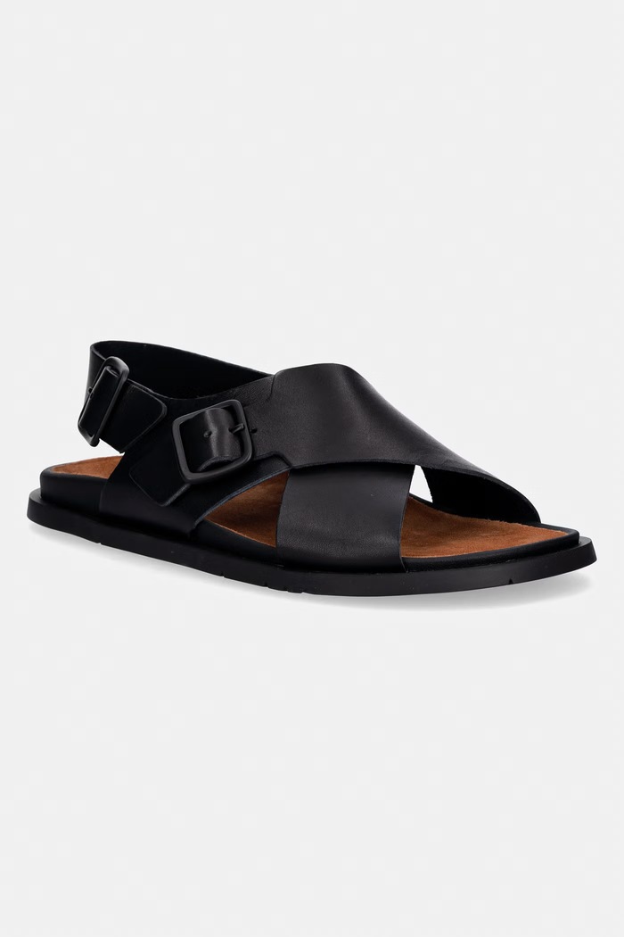 Camper sandały skórzane Lluc Sandal czarny K101093.004