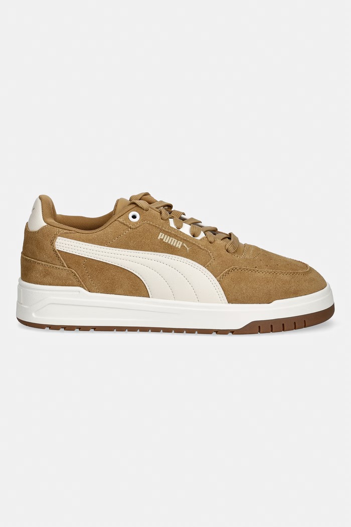 Superge iz semiša Puma Shuffle Downtown 402597 rjava SS26
