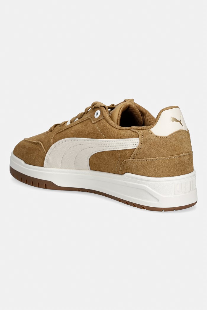 Obutev Superge iz semiša Puma Shuffle Downtown 402597 rjava