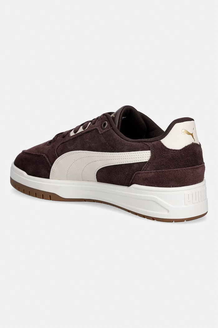 Obuwie Puma Shuffle Downtown sneakersy męskie zamszowe 402597 brązowy
