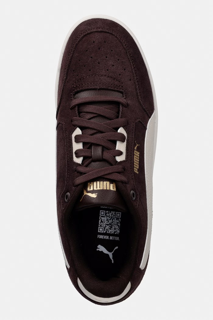 Puma Shuffle Downtown sneakersy męskie zamszowe brązowy 402597