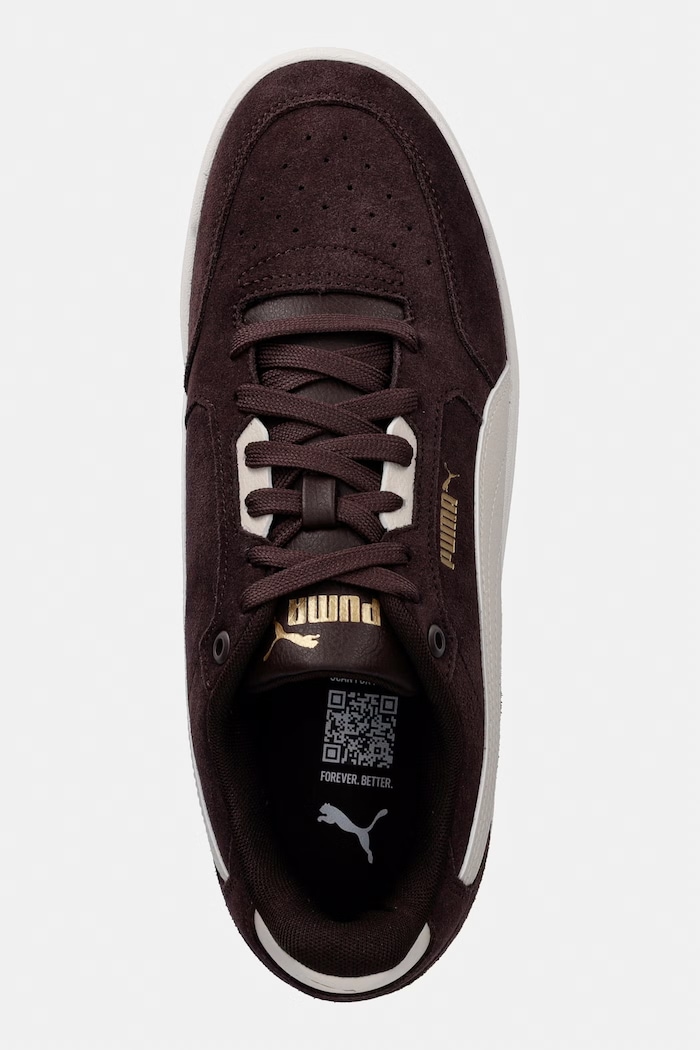 Puma Shuffle Downtown sneakersy męskie zamszowe brązowy 402597