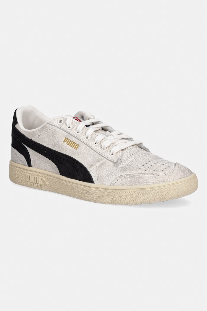 Puma sneakers din piele Majesty Represent mic de statură alb 313059