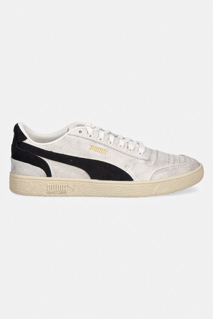 Puma sneakers din piele Majesty Represent 313059 alb SS26