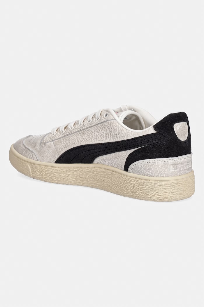 Încălțăminte Puma sneakers din piele Majesty Represent 313059 alb